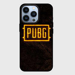 Чехол для iPhone 13 Pro PUBG ПАБГ NEON, цвет: 3D-черный