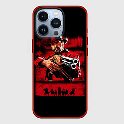 Чехол для iPhone 13 Pro Red Dead Redemption 2, цвет: 3D-красный
