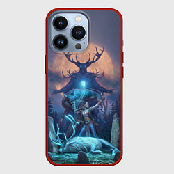 Чехол для iPhone 13 Pro The Elder Scrolls, цвет: 3D-красный