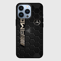 Чехол для iPhone 13 Pro MERCEDES LOGO BRONZE, цвет: 3D-черный