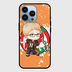 Чехол для iPhone 13 Pro Tsukishima Kei Haikyu Волейбол Z, цвет: 3D-черный