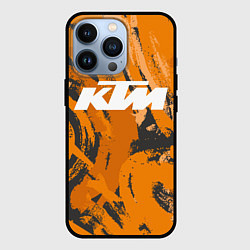 Чехол для iPhone 13 Pro KTM КТМ Z, цвет: 3D-черный