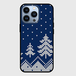 Чехол для iPhone 13 Pro Зимняя ночь, цвет: 3D-черный