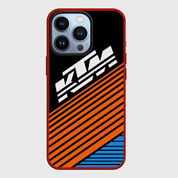 Чехол для iPhone 13 Pro KTM КТМ Z, цвет: 3D-красный