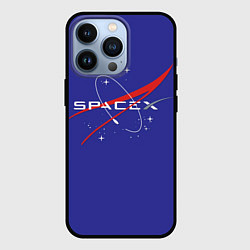 Чехол для iPhone 13 Pro Space X, цвет: 3D-черный