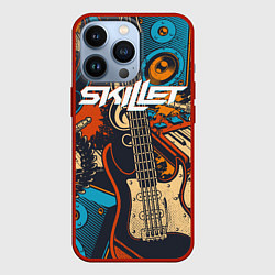 Чехол для iPhone 13 Pro Skillet Скиллет Z, цвет: 3D-красный
