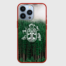 Чехол для iPhone 13 Pro ВАНАХЕЙМ РУНЫ RUNES Z, цвет: 3D-красный