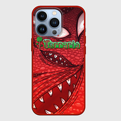 Чехол для iPhone 13 Pro Terraria Wall of Flesh, цвет: 3D-красный