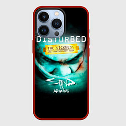 Чехол для iPhone 13 Pro The Sickness - Disturbed, цвет: 3D-красный