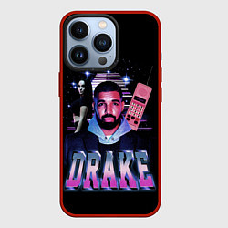 Чехол для iPhone 13 Pro ДРЕЙК ГРЭМ, цвет: 3D-красный