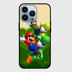 Чехол для iPhone 13 Pro 3DMario, цвет: 3D-черный