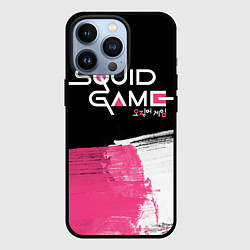 Чехол для iPhone 13 Pro Игра в кальмара: Лого, цвет: 3D-черный