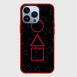 Чехол для iPhone 13 Pro Игра в кальмара: Игра началась, цвет: 3D-красный