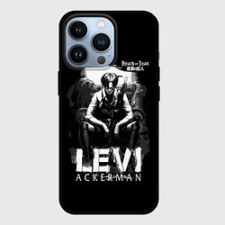 Чехол для iPhone 13 Pro LEVI ACKERMAN Attack on Titan, цвет: 3D-черный