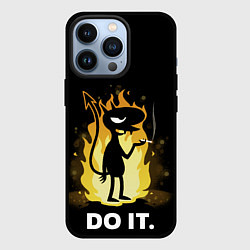 Чехол для iPhone 13 Pro Чертенок Do it, цвет: 3D-черный