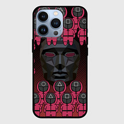 Чехол для iPhone 13 Pro ВЕДУЩИЙ С ОХРАННОЙ GUARDS, цвет: 3D-черный
