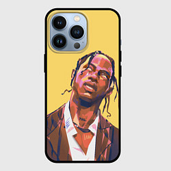 Чехол для iPhone 13 Pro Travis art, цвет: 3D-черный