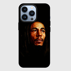 Чехол для iPhone 13 Pro Bob Marley Art, цвет: 3D-черный