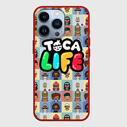 Чехол для iPhone 13 Pro Toca Life, цвет: 3D-красный