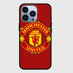 Чехол для iPhone 13 Pro Manchester United F C, цвет: 3D-черный
