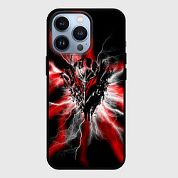 Чехол для iPhone 13 Pro Berserk разряд молнии, цвет: 3D-черный