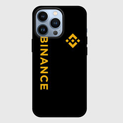 Чехол для iPhone 13 Pro БИНАНС ЛОГО КАРБОН BINANCE LOGO, цвет: 3D-черный