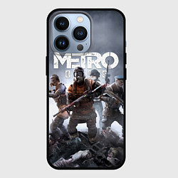 Чехол для iPhone 13 Pro МЕТРО ИСХОД АРТЁМ ,ЯДЕРНАЯ ЗИМА METRO EXODUS, цвет: 3D-черный