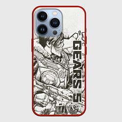 Чехол для iPhone 13 Pro Gears 5 Gears of War - Кейт Диаз, цвет: 3D-красный