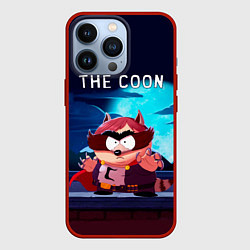 Чехол для iPhone 13 Pro The Coon - Енот Южный Парк, цвет: 3D-красный