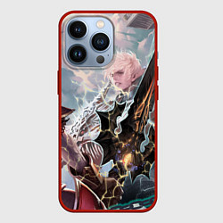 Чехол для iPhone 13 Pro Lineage 2 Akamanah vs Zarich, цвет: 3D-красный