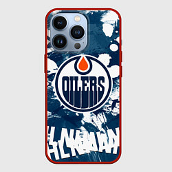 Чехол для iPhone 13 Pro Эдмонтон Ойлерз Edmonton Oilers, цвет: 3D-красный