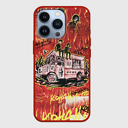 Чехол для iPhone 13 Pro Танцуй В Моем Неоне ЛСП Фараон, цвет: 3D-красный