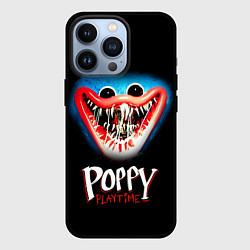 Чехол для iPhone 13 Pro Poppy Playtime: Huggy Wuggy, цвет: 3D-черный