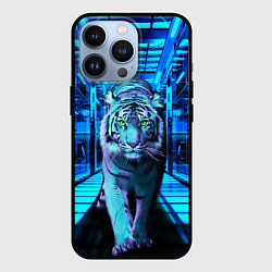 Чехол для iPhone 13 Pro Крадущийся тигр, цвет: 3D-черный