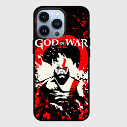 Чехол для iPhone 13 Pro GOD OF WAR ГОД ОФ ВАР БРЫЗГИ ГРАНЖ, цвет: 3D-черный