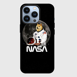 Чехол для iPhone 13 Pro Доги Космонавт Мем Наса Doge, цвет: 3D-черный