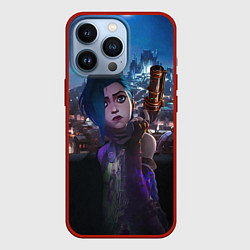 Чехол для iPhone 13 Pro Jinx LoL Arcane, цвет: 3D-красный