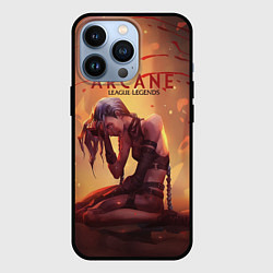 Чехол для iPhone 13 Pro Arcane: League of Legends Jinx, цвет: 3D-черный