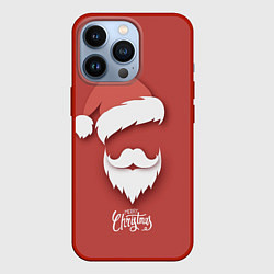 Чехол для iPhone 13 Pro Merry Christmas Счастливого Рождества, цвет: 3D-красный