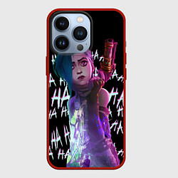 Чехол для iPhone 13 Pro Jinx Arcane, цвет: 3D-красный