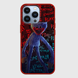 Чехол для iPhone 13 Pro HUGGY WUGGY, цвет: 3D-красный