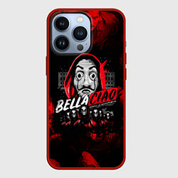Чехол для iPhone 13 Pro БУМАЖНЫЙ ДОМ BELLA CIAO! БЕЛЛА ЧАО, цвет: 3D-красный