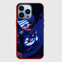 Чехол для iPhone 13 Pro POPPY PLAYTIME BLUE ПОППИ ПЛЕЙТАЙМ, цвет: 3D-красный