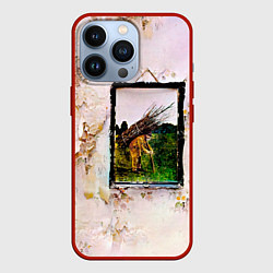 Чехол для iPhone 13 Pro Led Zeppelin IV - четвёртый студийный альбом, цвет: 3D-красный