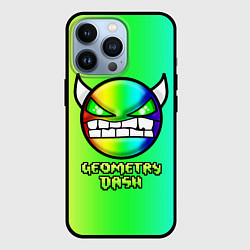 Чехол для iPhone 13 Pro Geometry Dash, цвет: 3D-черный