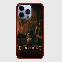 Чехол для iPhone 13 Pro Elden Ring - Королева, цвет: 3D-красный