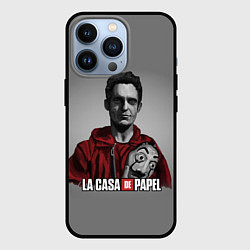 Чехол для iPhone 13 Pro LA CASA DE PAPEL - БУМАЖНЫЙ ДОМ СЕРИАЛ, цвет: 3D-черный