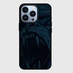 Чехол для iPhone 13 Pro Zenit lion dark theme, цвет: 3D-черный