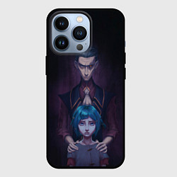 Чехол для iPhone 13 Pro Джинкс и Силко, цвет: 3D-черный