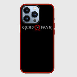 Чехол для iPhone 13 Pro GOD OF WAR LOGO, РУНЫ, цвет: 3D-красный